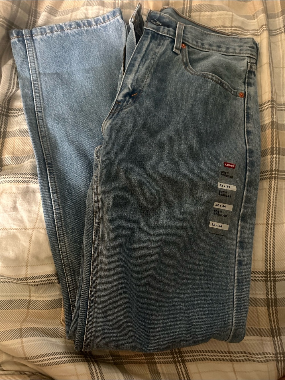 Levi's Men's Light Wash Straight-Leg Jeans